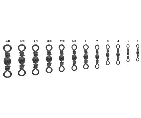 AQUA MARINE - Brass Barrel Swivel-Black Nickel Plated